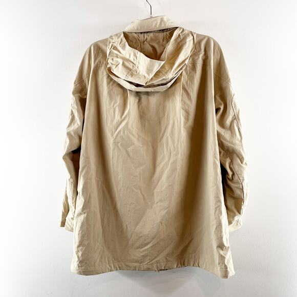 Lululemon Hooded Mid-Length Utility Jacket Trench Beige XS - Picture 5 of 8